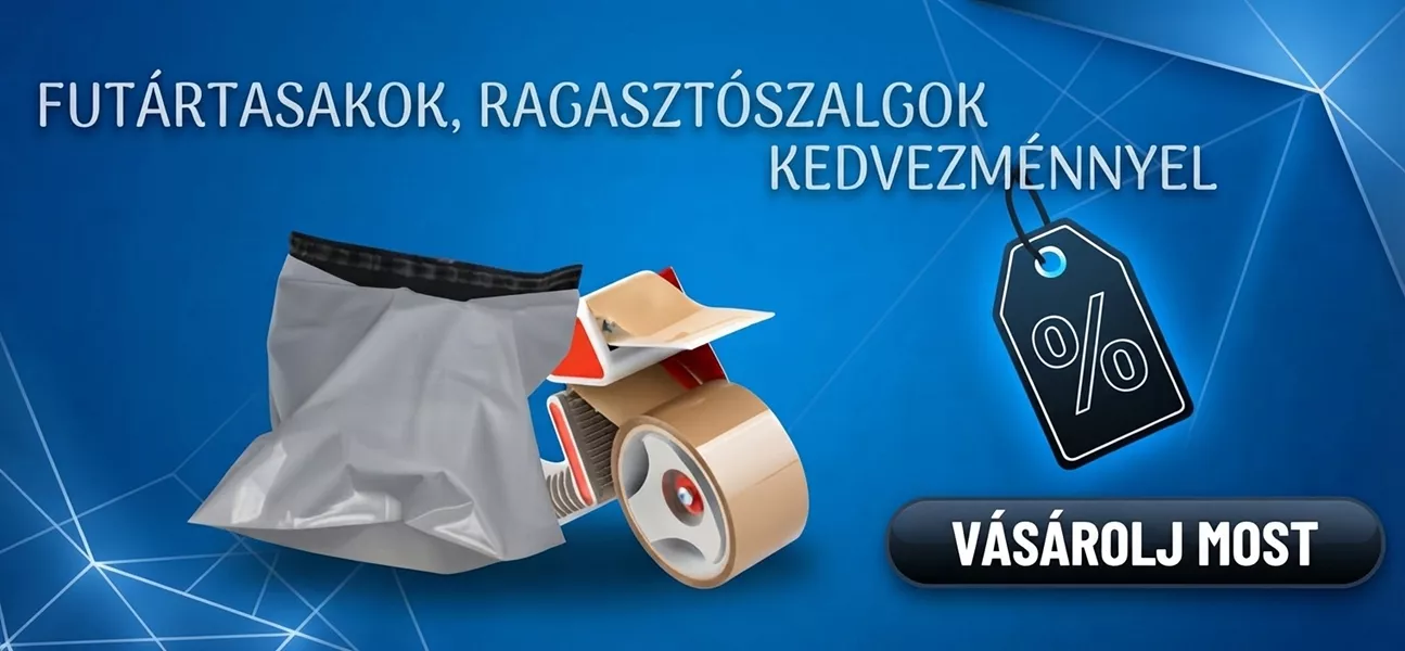 Futártasak, ragasztószalag akció