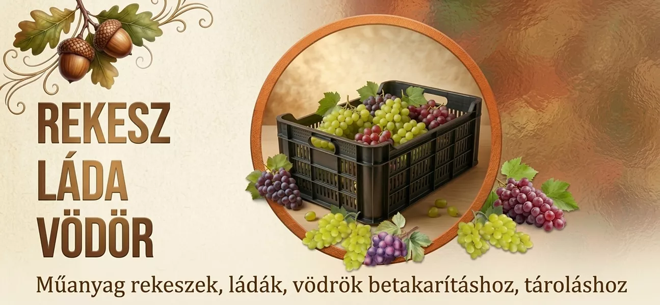 Rekeszek, ládák
