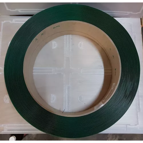 Pántoló szalag PET 12 x 0,6 / 406 x 150mm, zöld 2500m