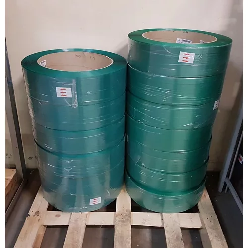 Pántoló szalag PET 12 x 0,6 / 406 x 150mm, zöld 2500m