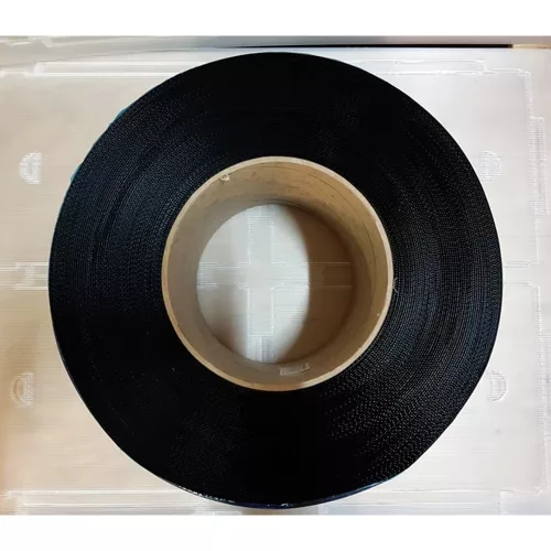 Pántoló szalag 8x0,55/200x190, fekete PP automata