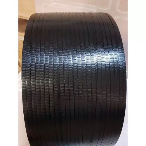 Pántoló szalag 8x0,55/200x190, fekete PP automata