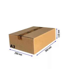 A3 doboz 360x260x110mm TF kartondoboz