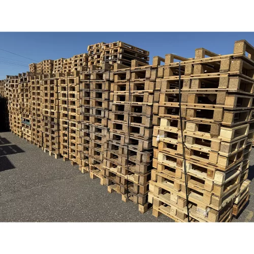 Raklap fa 60x80 feles használt