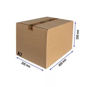 A7 doboz 400x300x260mm TF kartondoboz