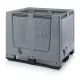 Műanyag konténer perforált 3 talpas 100x120x100 MBO 1210K