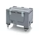 Műanyag görgős konténer + tető  80x120x79 BBG 1208 SA