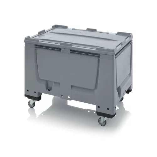 Műanyag görgős konténer + tető  80x120x79 BBG 1208 SA