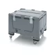 Műanyag görgős konténer + tető 100x120x790 BBG 1210K SA
