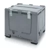 Műanyag konténer +tető 100x120x100 MBG 1210 SA