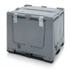 Műanyag 3 talpas konténer tetővel 100x120x100 MBG 1210K SA