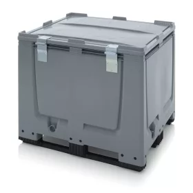   Műanyag 3 talpas konténer tetővel 100x120x100 MBG 1210K SA
