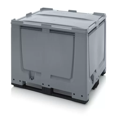 Műanyag 3 talpas konténer tetővel 100x120x100 MBG 1210K SA