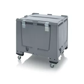   Műanyag görgős konténer tetővel 120x100x100 MBG 1210R SA