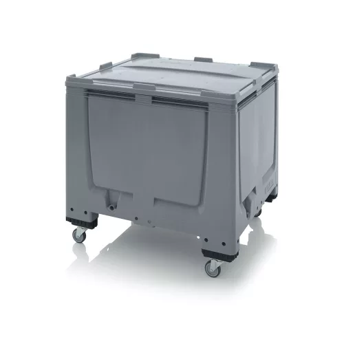 Műanyag görgős konténer tetővel 120x100x100 MBG 1210R SA