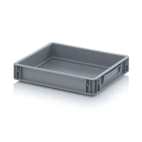 Euro műanyag tárolóláda EG 43/75 HG 40x 30 x 7,5 cm