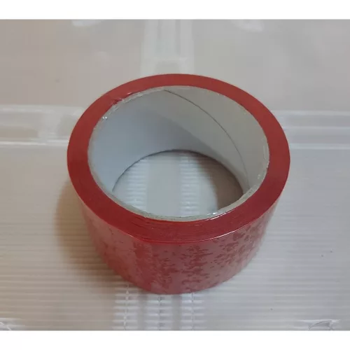 Ragasztószalag Biztonsági 50mm x 50m piros 623 F PET
