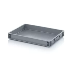 Euro műanyag tárolóláda EG 64/75 HG 60 x 40 x 7,5 cm