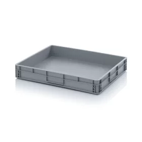 Euro műanyag tárolóláda EG 86/12 HG 80 x 60 x 12 cm