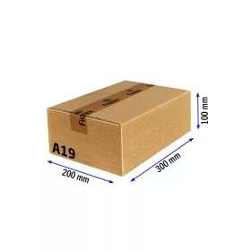 A19 doboz 300x200x100mm TF kartondoboz