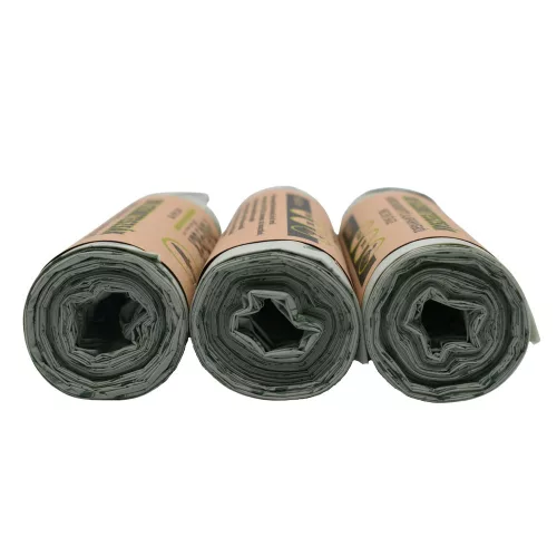 Lebomló Szemeteszsák, PLA 500x600x0,02 mm 10 db/tekercs, 30 liter