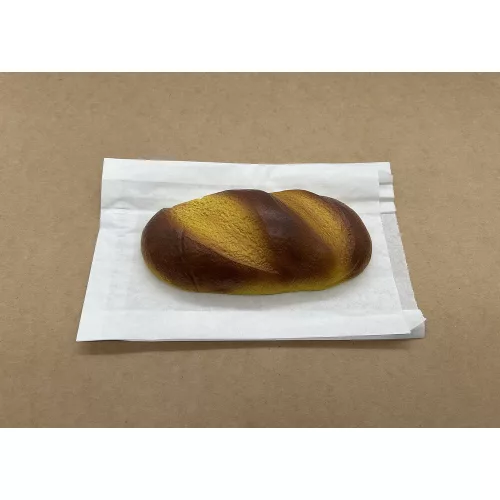 Papírtasak oldalredős 160x2x35x300mm, Fehér kraft