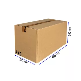 A49 Kartondoboz 600x300x300 mm TF kartondoboz