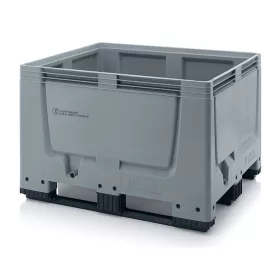 Műanyag konténer 120x100x79 3 csúszótalpas UN BBG 1210K