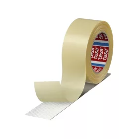 Szövethordozós kétoldalas TESA 4934, 200my  25/50 átlátszó, fehér