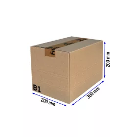 B1 doboz 300x200x200mm TF, 5 rétegű kartondoboz