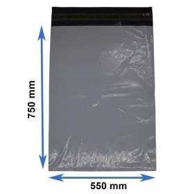 Futártasak szürke színű, leragasztható 305x450 mm -