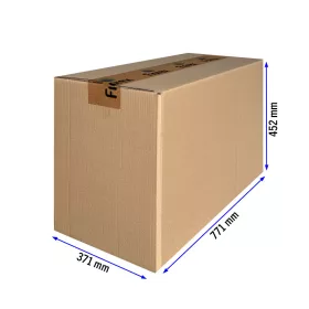 TF kartondoboz 771x371x452, 5 rétegű