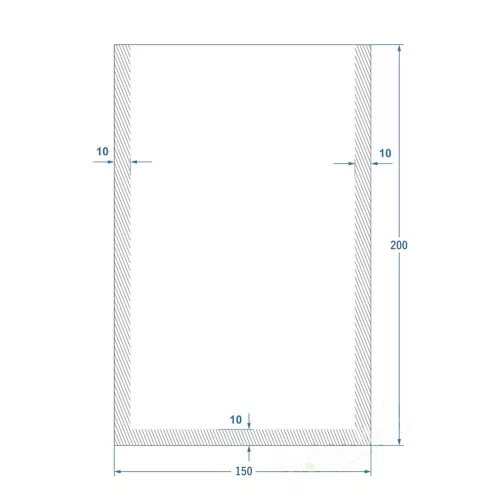 Vákuumtasak 150x200mm - 70 mikron