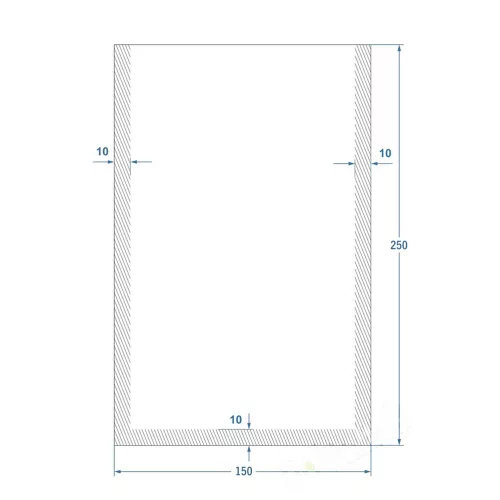 Vákuumtasak 150x250mm - 70 mikron