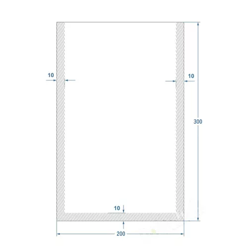 Vákuumtasak 200x300mm - 90 mikron