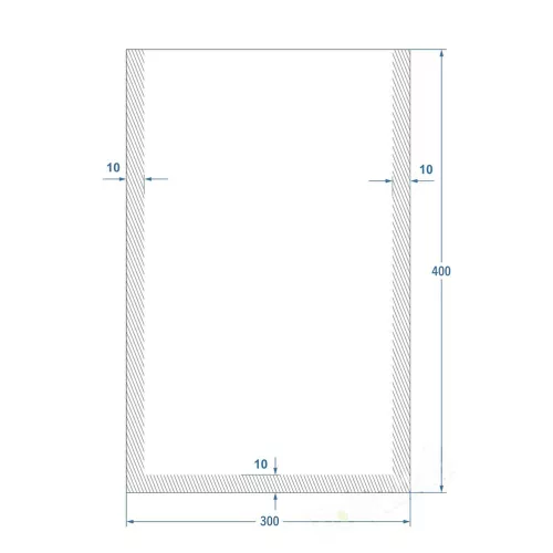 Vákuumtasak 300x400mm - 90 mikron