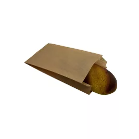   Papírtasak oldalredős papírtasak, pékáru tasak - 50x20x130mm / 35g, barna
