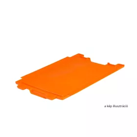 EV rekesz-láda műanyag fedél, fekete