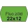 Árazószalag, 22x12 FLUO zöld - 10 tekercs