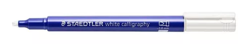 Kalligrafikus marker, STAEDTLER "8325", fehér
