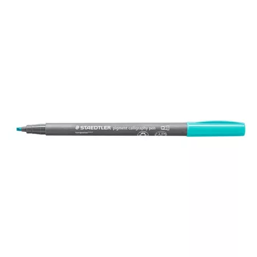Kalligrafikus rostirón készlet, 2 mm, STAEDTLER "Pigment 375", 12 különböző szín