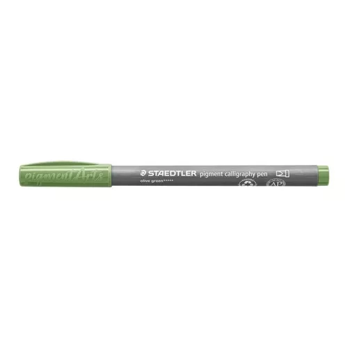 Kalligrafikus rostirón készlet, 2 mm, STAEDTLER "Pigment 375", 12 különböző szín