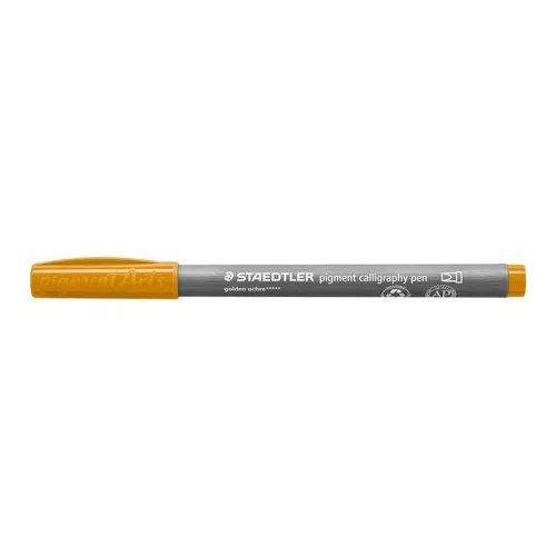 Kalligrafikus rostirón készlet, 2 mm, STAEDTLER "Pigment 375", 12 különböző szín