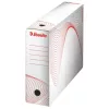 Archiválódoboz, A4, 100 mm, karton, ESSELTE "Boxy", fehér