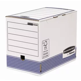  Archiválódoboz, 200 mm, "BANKERS BOX® SYSTEM by FELLOWES®", kék - 10db