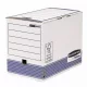 Archiválódoboz, 200 mm, "BANKERS BOX® SYSTEM by FELLOWES®", kék - 10db