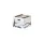 Archiválókonténer, karton, FELLOWES, "Bankers Box Basic Tall", kék-fehér - 10db