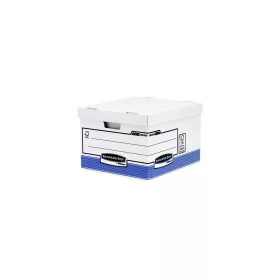   Archiválókonténer, karton, nagy, "BANKERS BOX® SYSTEM by FELLOWES®", kék - 10db