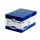 Csapófedeles ergonómikus archiválókonténer, "BANKERS BOX® BY FELLOWES® ", kék - 10db