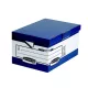 Csapófedeles ergonómikus archiválókonténer, "BANKERS BOX® BY FELLOWES® ", kék - 10db